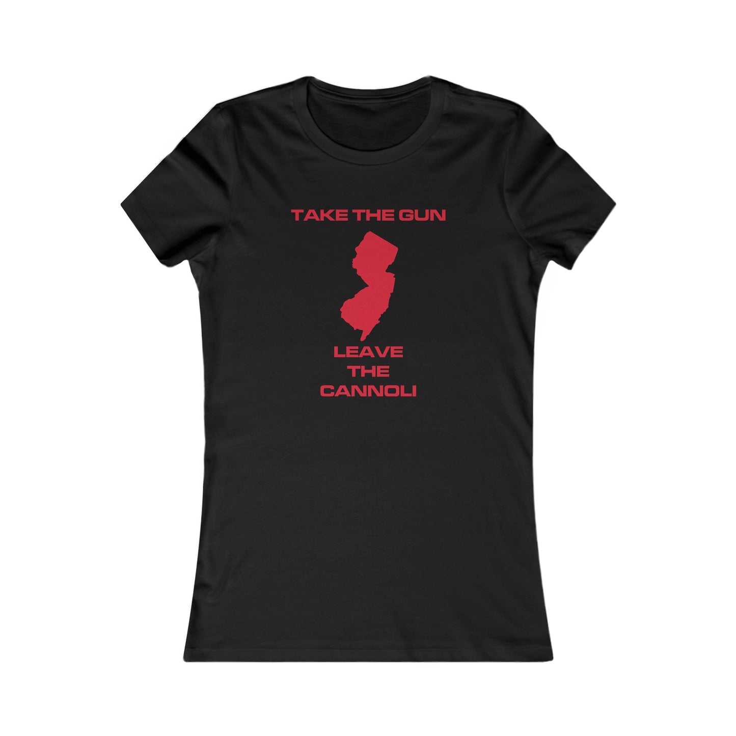 TAYLZ Women's New Jersey Take the Gun T - Black