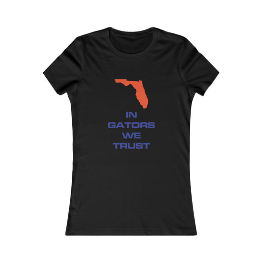 TAYLZ Women's Florida In Gators We Trust T - Black