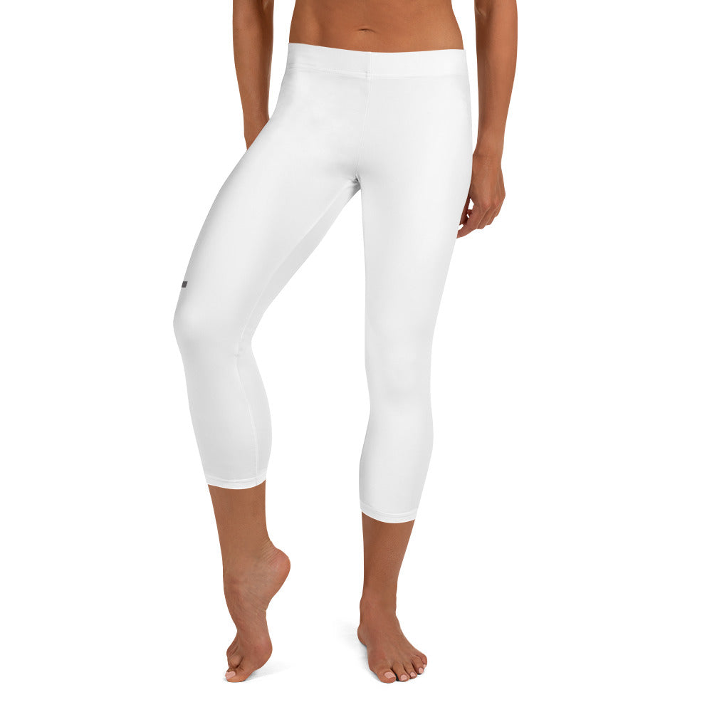 TAYLZ Women's Yoga Capris - White