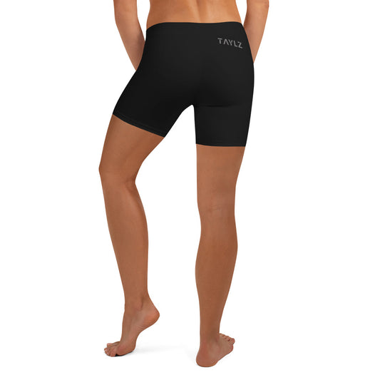 TAYLZ Women's Fitness Shorts - Black