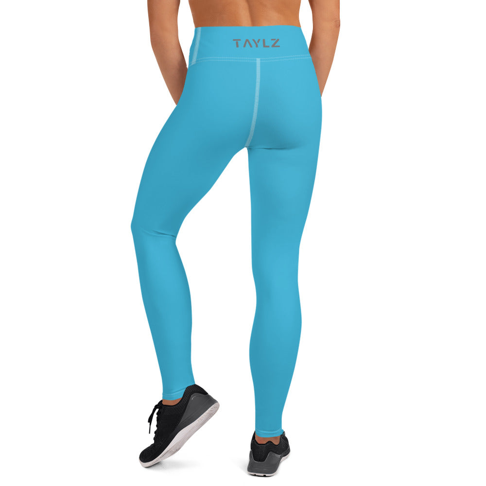 TAYLZ Women's Yoga Pants-TAYLZ Blue