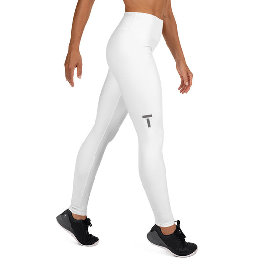 TAYLZ Women's Yoga Pants-White