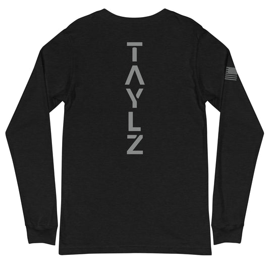 TAYLZ Gunmetal On Your Six Long Sleeve T