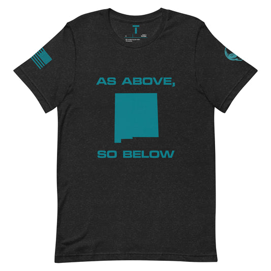 TAYLZ Men's New Mexico As Above, So Below T - Black