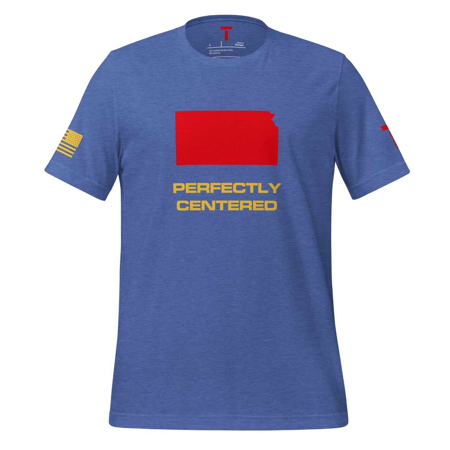 TAYLZ Men's Kansas Perfectly Centered T