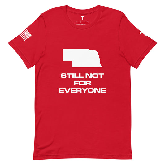 TAYLZ Men's Nebraska Still Not For Everyone T