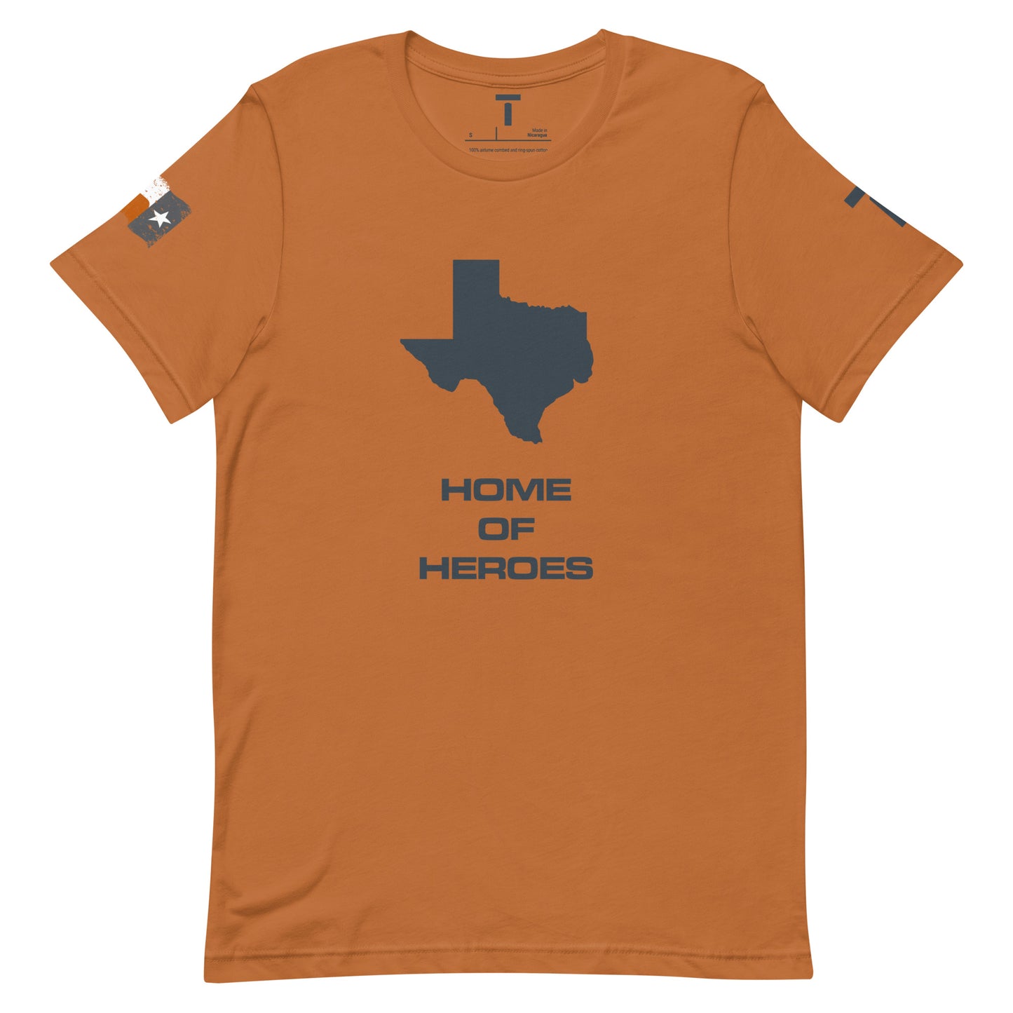 TAYLZ Men's Texas Home of Heroes T