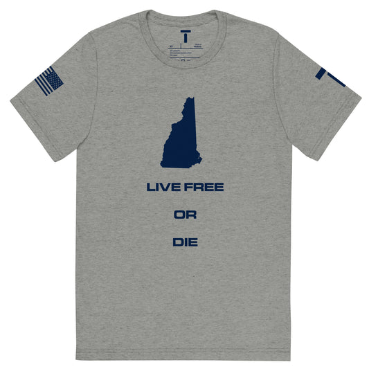 TAYLZ Men's New Hampshire Live Free or Die T