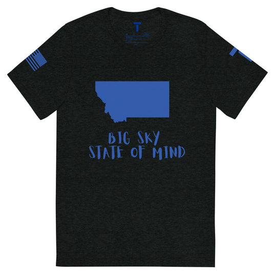 TAYLZ Men's Montana Big Sky State of Mind T - Black