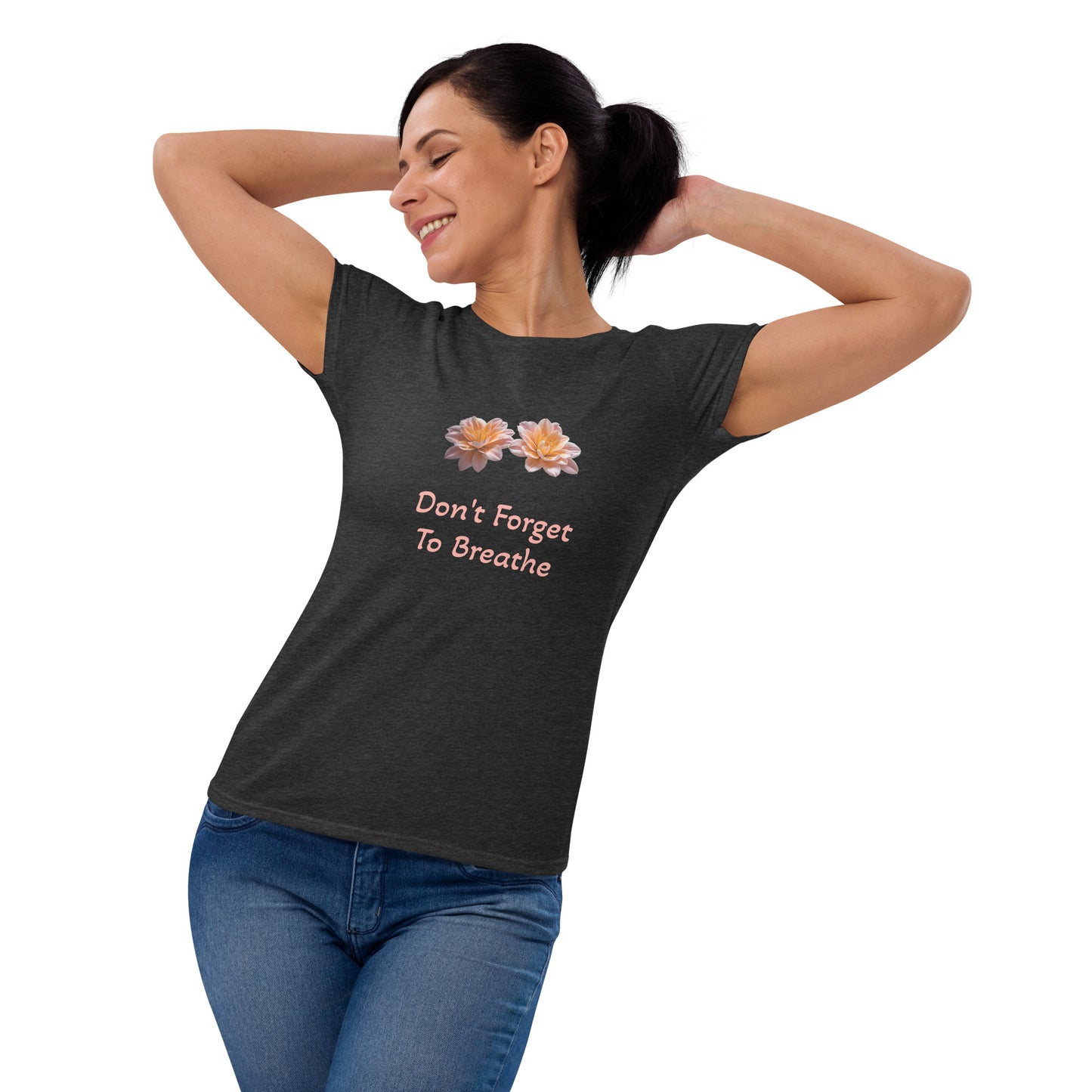 TAYLZ Women's Don't Forget to Breathe T