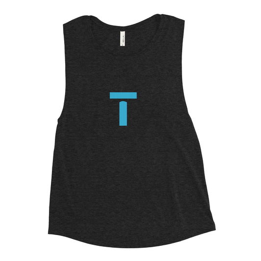 TAYLZ Women's Muscle T - TAYLZ Blue