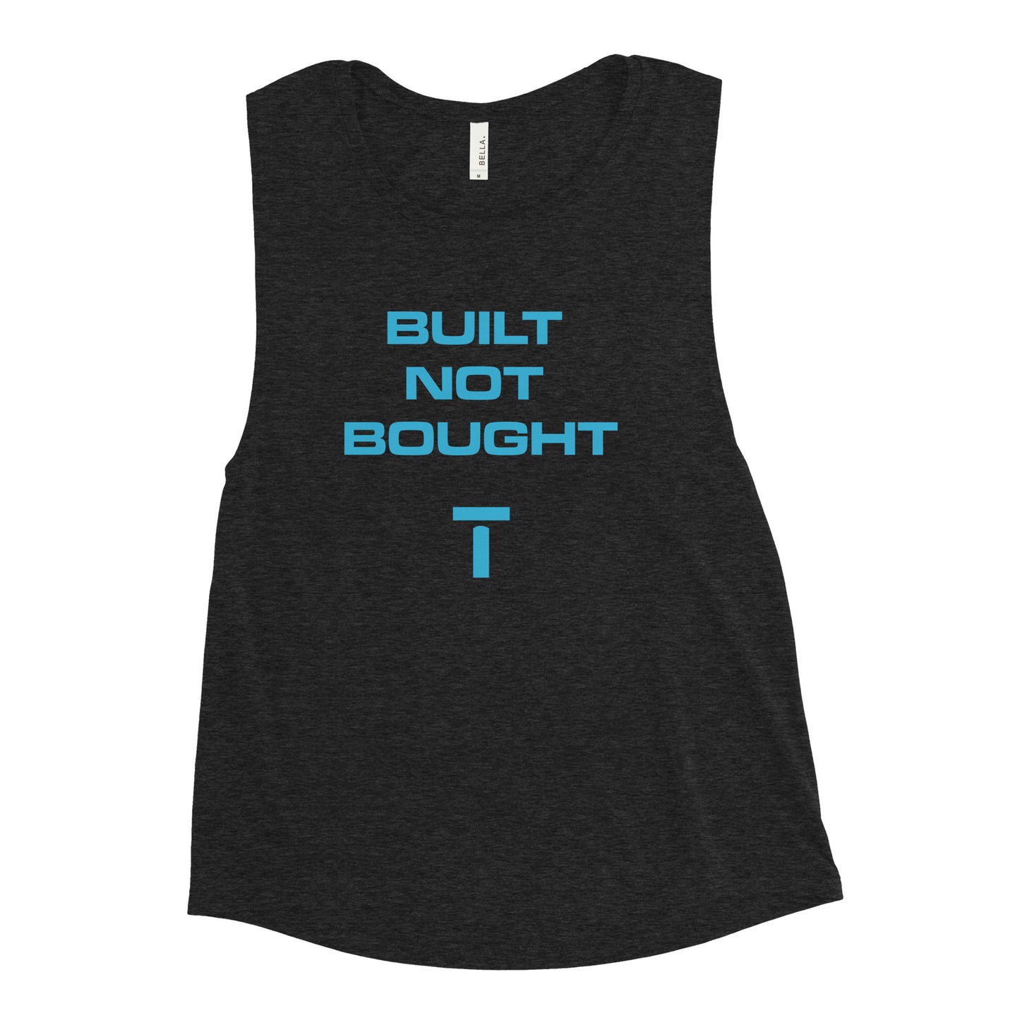 TAYLZ Women's Built Not Bought Muscle T